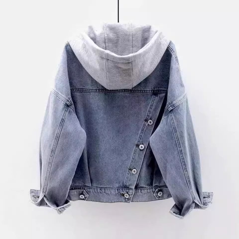 Constantino Valka Hooded Denim Jacket