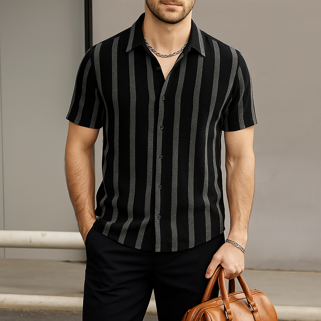 Castello Striped Linen Shirt